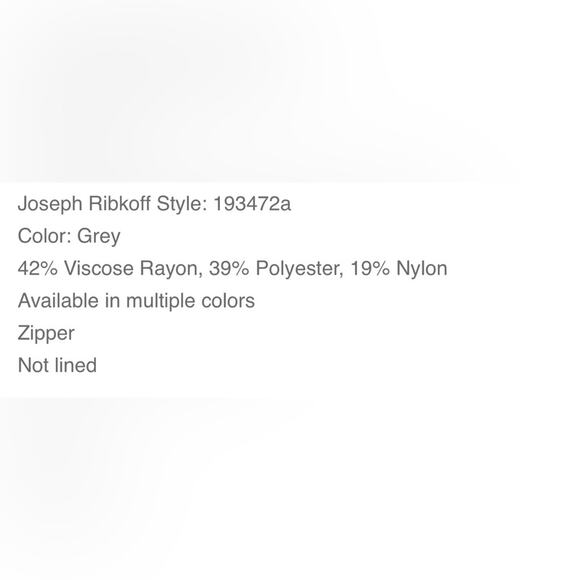 Joseph Ribkoff Vneck Zipper Sweater, Size‎ 12 - Picture 10 of 10